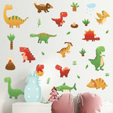 Dinosaur Wall Decals, Nursery, Kids Room 0731, For smooth walls only