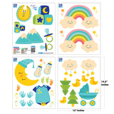 Boys Nursery Wall Decals - 0733, For smooth walls only