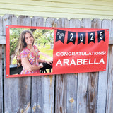 Custom Graduation Banner - 20"h x 48"w - 0742