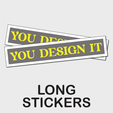 Long Custom Stickers