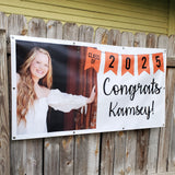 Custom Graduation Banner - 30"h x 60"w - 0462