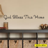 God Bless This Home Wall Lettering, 0035 - Wall Decals, God Bless, Wall Decal