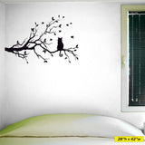 Cat In A Tree Wall Decal, 0243, Cat Wall Sticker