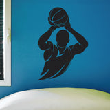 Boys Basketball Shooting Wall Sticker, 0291, Basketball Wall Decal