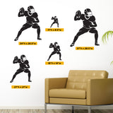 Football Quarterback Wall Sticker, 0302, Passing, QB