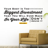 Your Body Is The Biggest Investment, 0309, Health, Doctors Office, Chiropractic