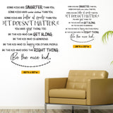 Be The Nice Kid Wall Decal, 0464, It Doesn't Matter, School Wall Sticker, Teacher Wall Art