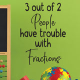 math teacher wall decal