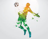 Digital Download 10x8 Soccer Wall Art - Set of 4 files - 0546