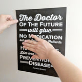 peel and stick chiropractor wall poster