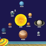 planet wall stickers for children